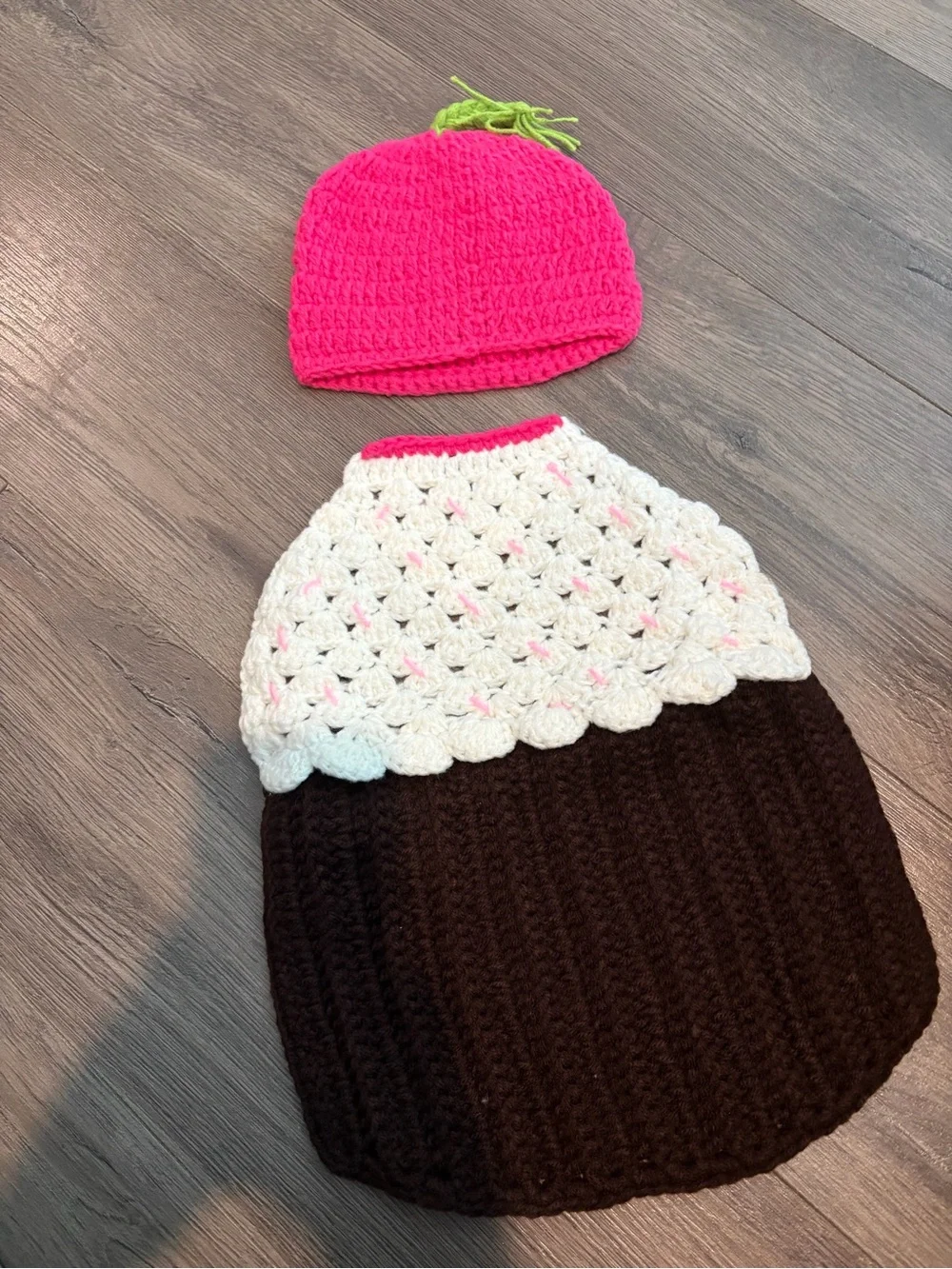 Baby Cupcake Photo Prop Crochet